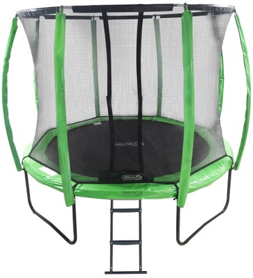 Cama elastica Mas Games Premium 305 con red, escalera y anclajes con cubierta 